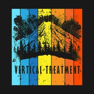 Vertical treatment vintage T-Shirt