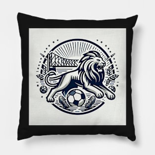 Roaring Pride: The Magnificent Brisbane Lions Image Pillow