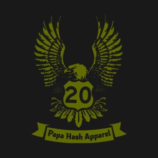 Papa Hash Apparel: 20 Eagle T-Shirt