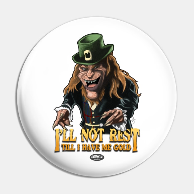 The Leprechaun Pin by AndysocialIndustries