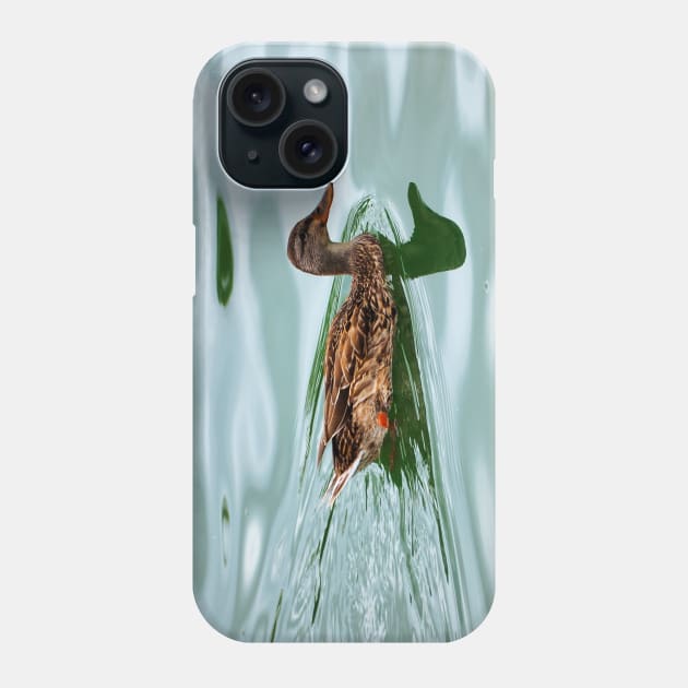 Duck Swimming In a Pond Phone Case by BackyardBirder