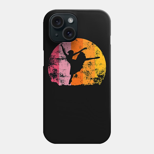 Ballerina grunge gift dancer silhouette Phone Case by Littlelimehead