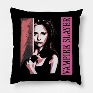 Buffy The Vampire Slayer Buffy Distressed Portrait Pillow