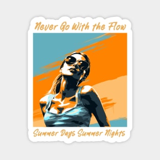 endless summer, summer days summer nights, fashion design v2 Magnet