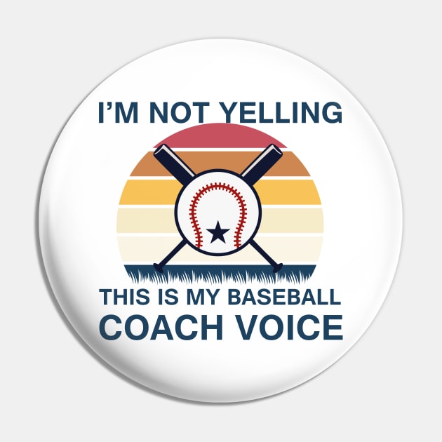 I’M NOT YELLING THIS IS MY BASEBALL COACH VOICE VINTAGE Pin by Mr.Speak