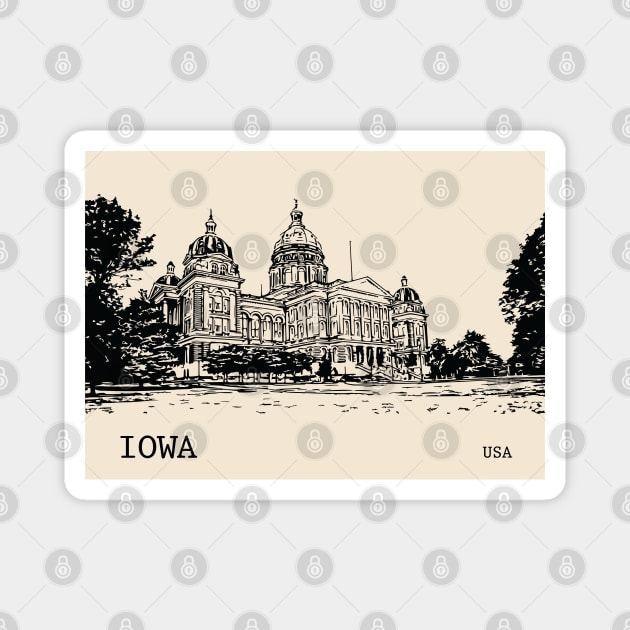 Iowa State USA Magnet by Lakeric
