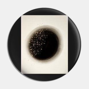 Black Hole Art Print Pin