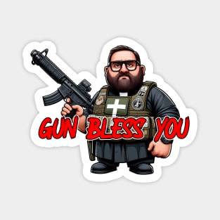 Gun Bless You Magnet