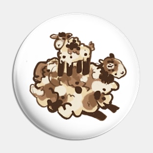 Sheep and Lamb Pin