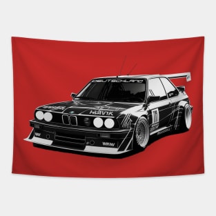 M3 Drift Car Tapestry