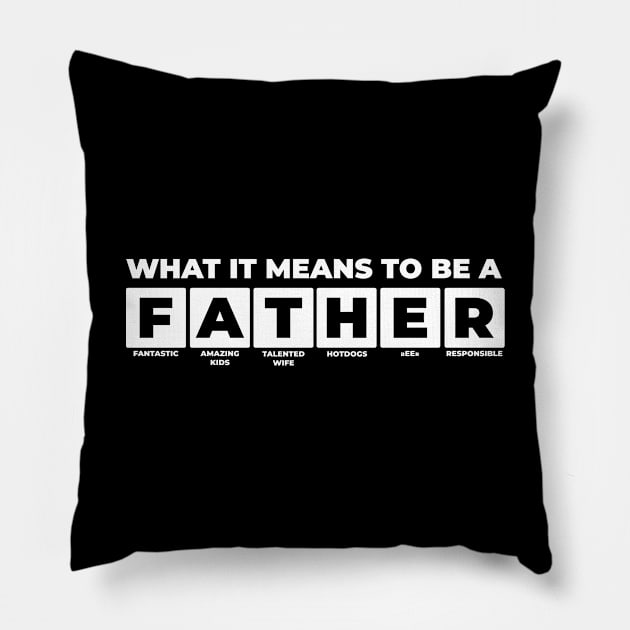 What it means to be a Father Pillow by JOVENISM