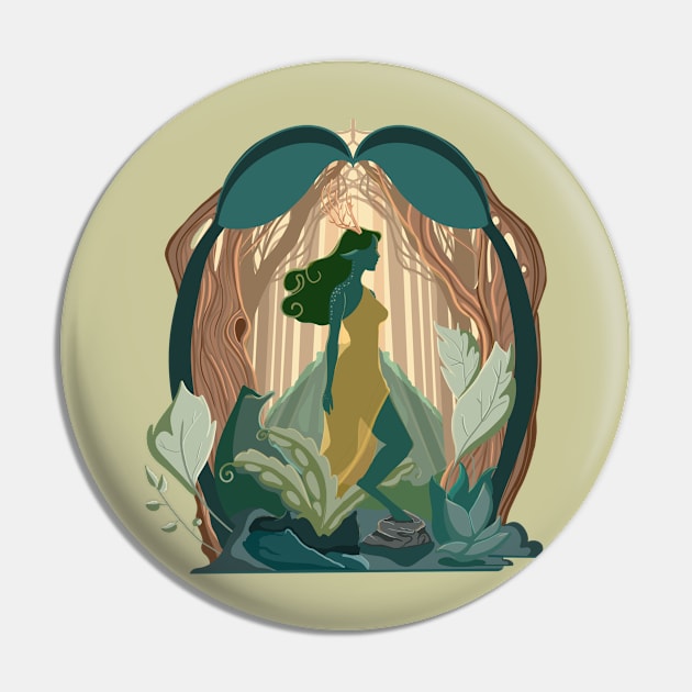 Into the Woods Pin by Mushrooms And Stardust