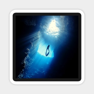 Ocean Cave Diving Magnet