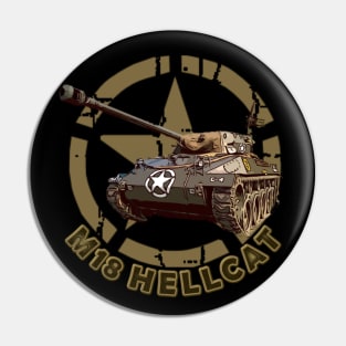 M18 Hellcat WW2 American Tank Destroyer Pin