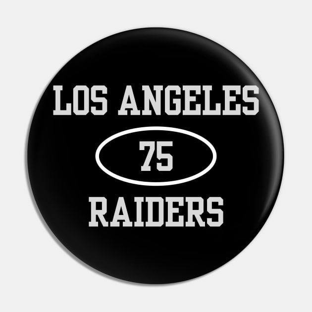 LA RAIDERS HOWIE LONG #75 Pin by capognad