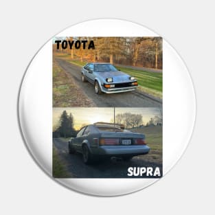 Toyota Celica Supra P-Type - Front and back design Pin