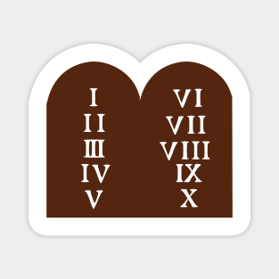 Ten Commandments Magnet