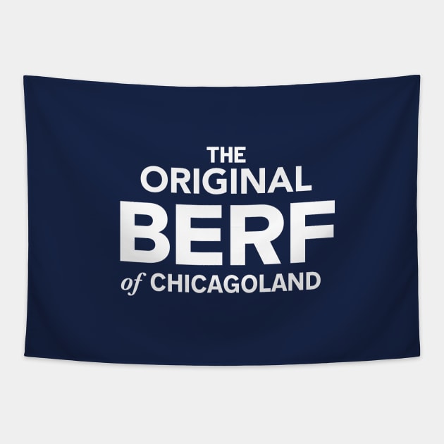 The Original Berf of Chicagoland Tapestry by ShayliKipnis