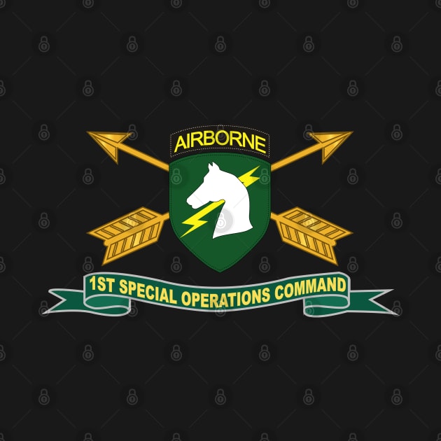 1st Special Operations Command (SOCOM) - SSI w Br - Ribbon X 300 by twix123844