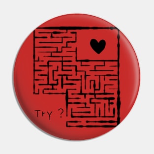 Find my heart Pin