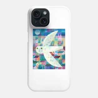 Owl over Town Phone Case