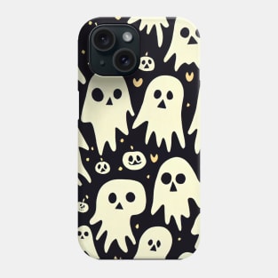 Spooky , cute halloween pattern design Phone Case