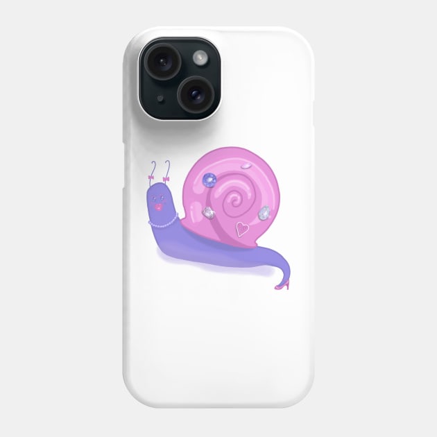 Fancy Snail Phone Case by malaynab-artsy