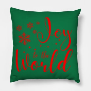 joy to the world - happy holidays Pillow