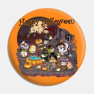 Funny Halloween with Kongs Pin