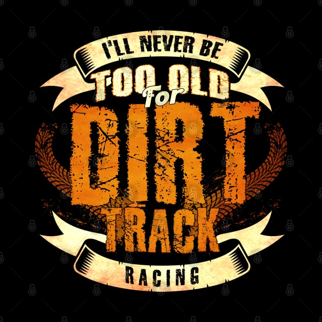 Racer Sprint Car Dirt Track Racing by Toeffishirts