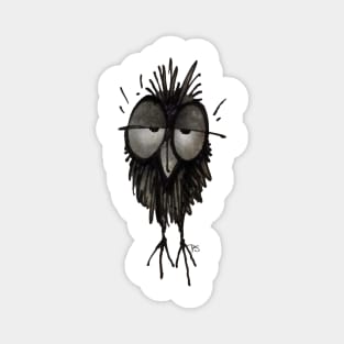 Funny Sleepy Owl Magnet