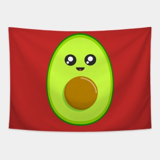 Avocado Kawaii Tapestry