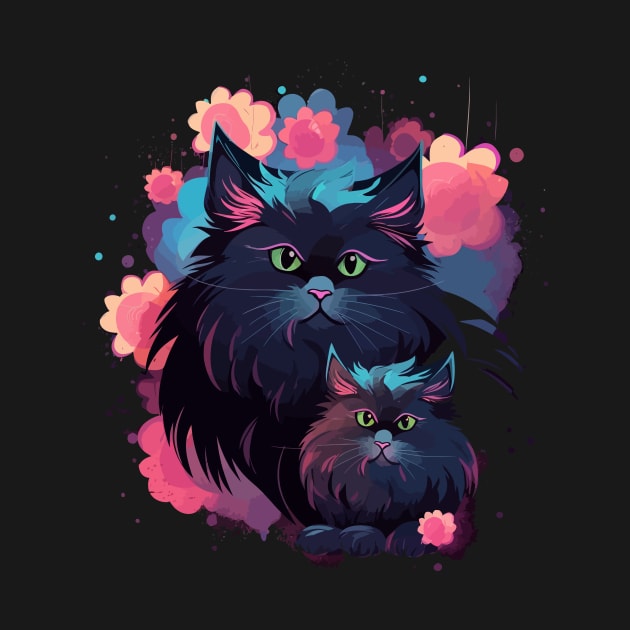 Persian Cat Mothers Day by JH Mart