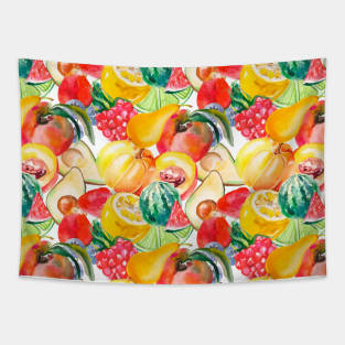 watercolorfruits Tapestry