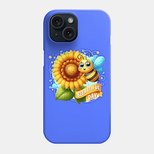 Bee-autiful Day: Buzzing with Joy Phone Case