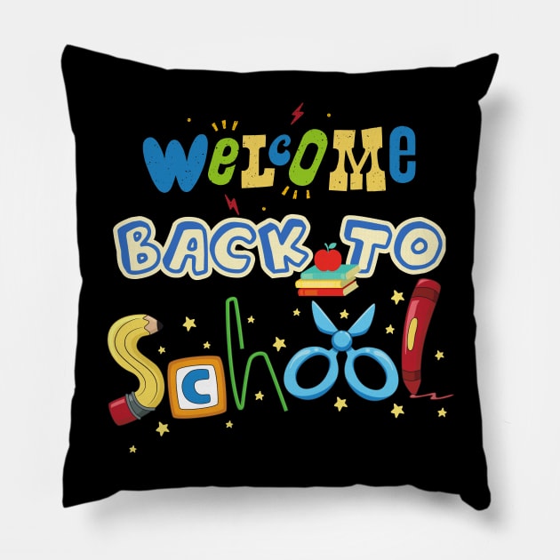 Welcome back to school Pillow by T-Crafts