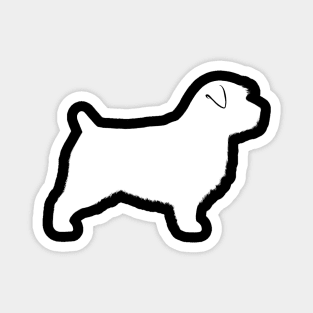 Norfolk Terrier Silhouette Magnet