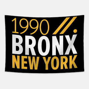 Bronx NY Birth Year Collection - Represent Your Roots 1990 in Style Tapestry