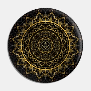 Gold Zen Mandala Pin