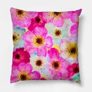 Pastel floral pattern Pillow