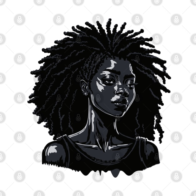 Afro black women || by Nunae_Designs