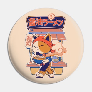 Neko Cat Ramen Shop Pin