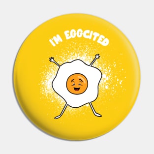 FUNNY Egg Breakfast Pin