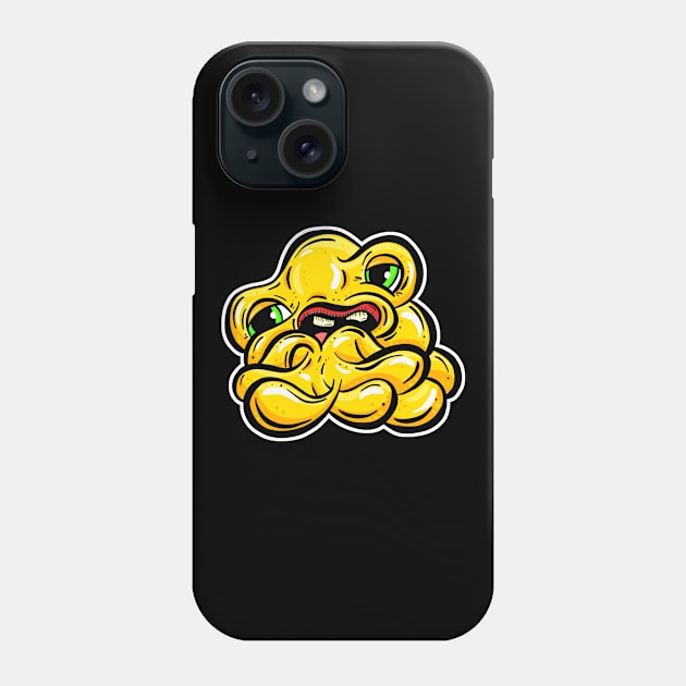 The Blobs - Yellow Sigh Monster Phone Case by Squeeb Creative