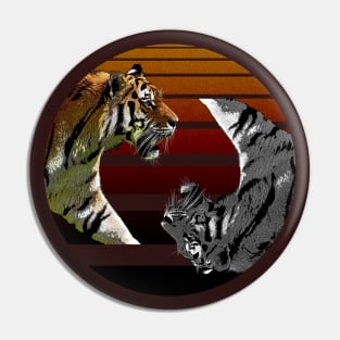 Tiger Yin Yang Pin