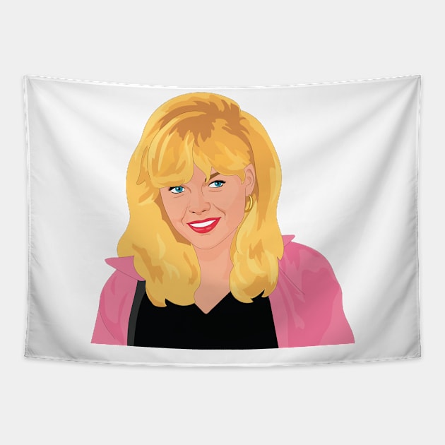 Michelle pfeiffer Grease 2 Tapestry by FemCards