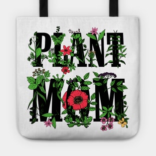 PLANT MOM 🌿 Nature Plant Lover Floral Garden Flowers Herbs Mothers Day Plant Lady Birthday Gift Ideas Mug Sticker Shirt Pillow Tote and More Tote