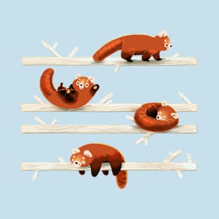 Cheeky Red Pandas T-Shirt