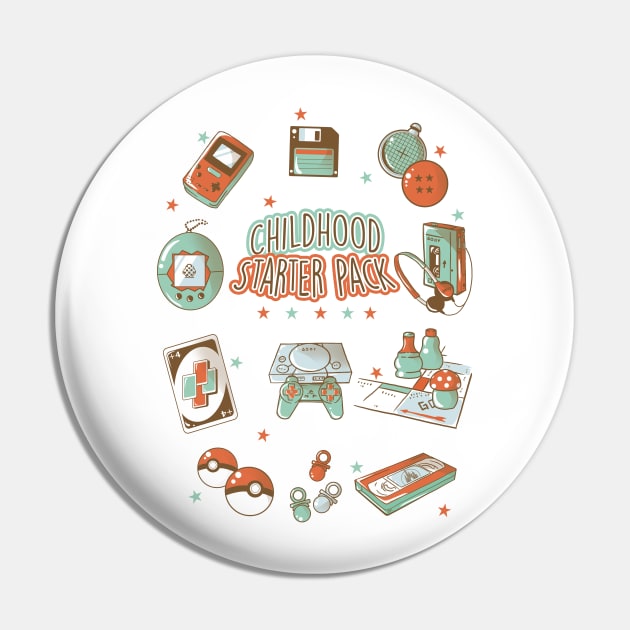 Childhood Starter Pack Pin by itsdanielle91