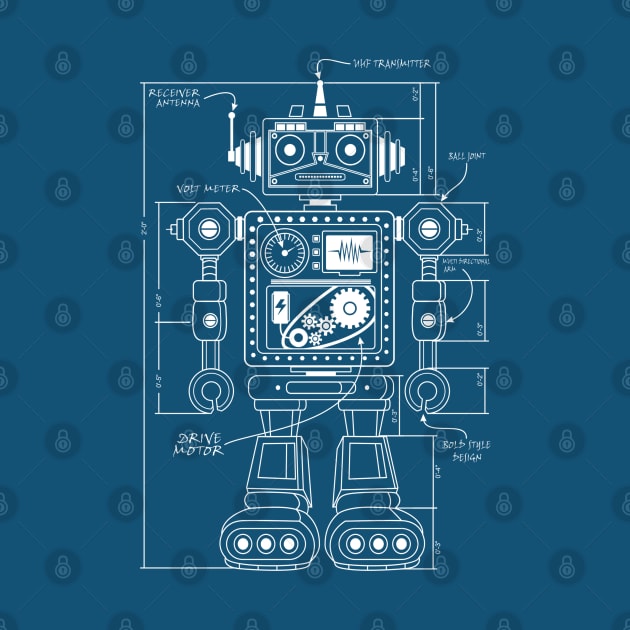 Vintage Robot Architect 2 by bobyberto